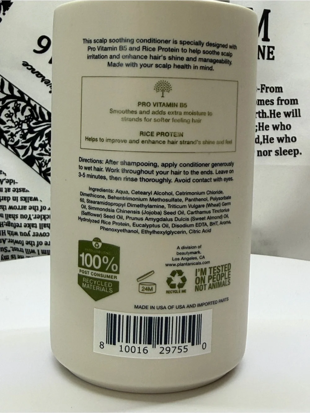 Plantanicals conditioner and Face Mask